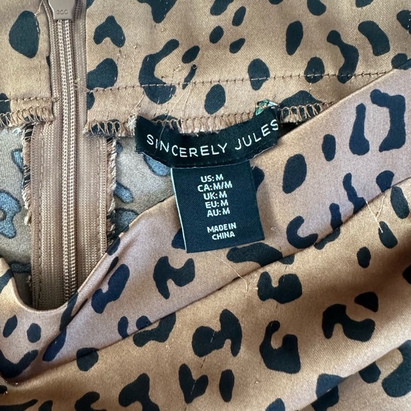 Sincerely Jules Leopard Print Skirt - Size - Medium - Picture 2 of 3